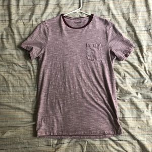 Maroon Striped Express shirt